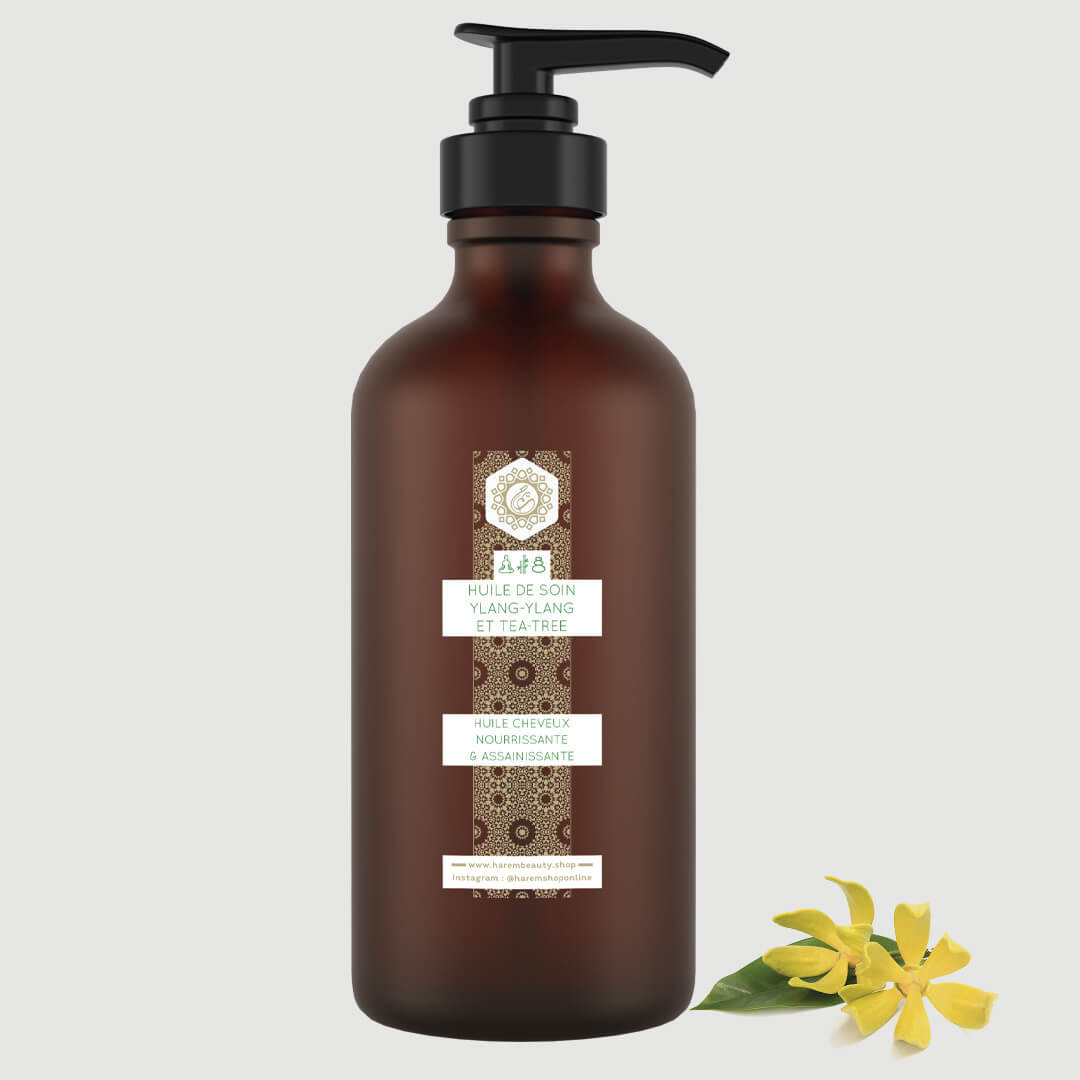 HUILE DE SOIN YLANG-YLANG ET TEA-TREE