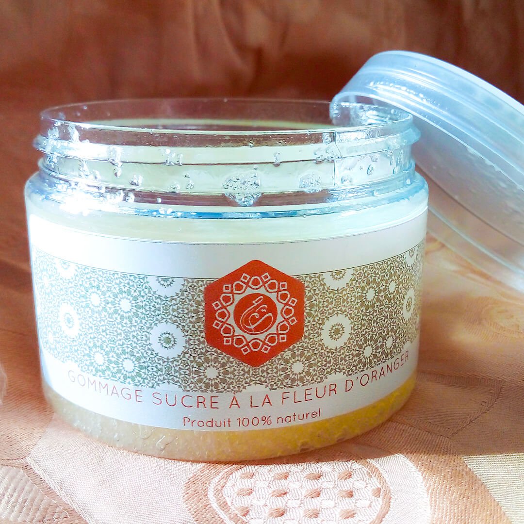 Gommage sucre fleur d'oranger