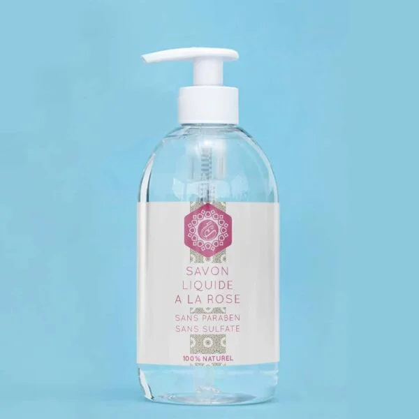 Savon liquide mains à la Rose