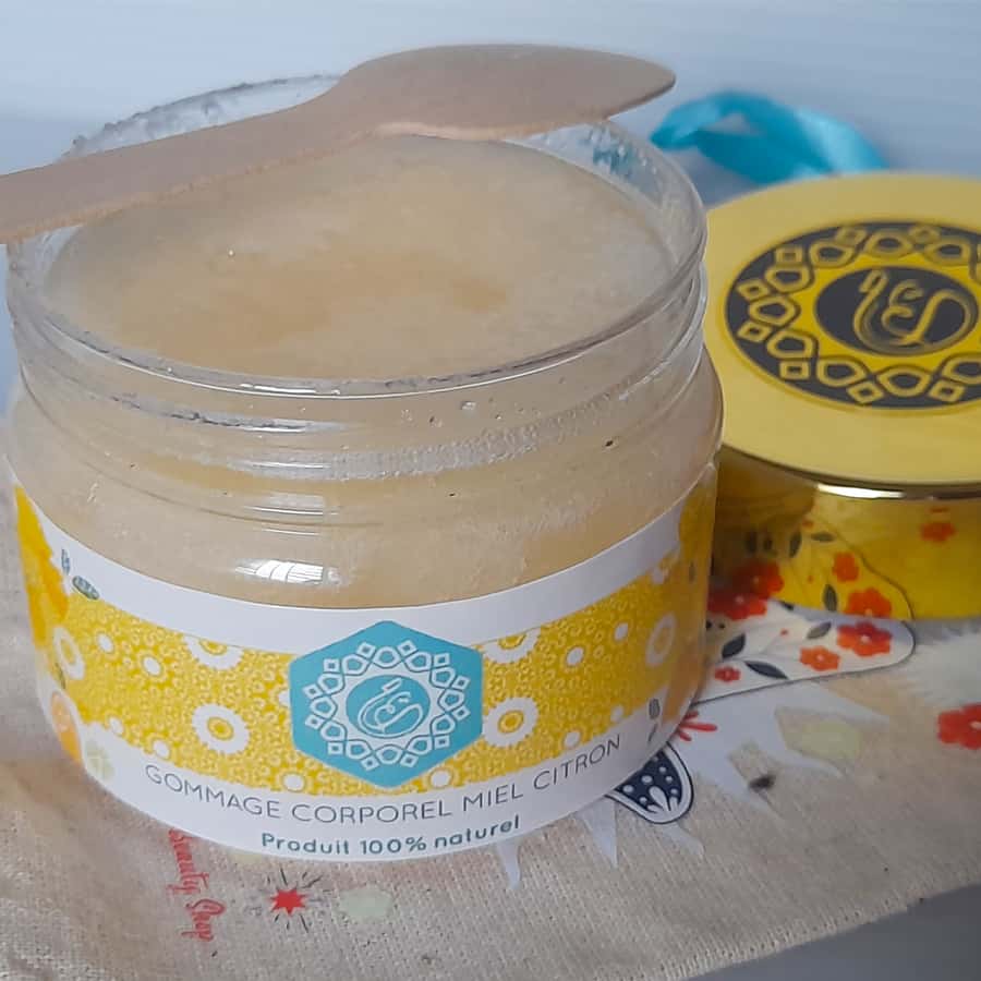 Gommage corporel miel citron