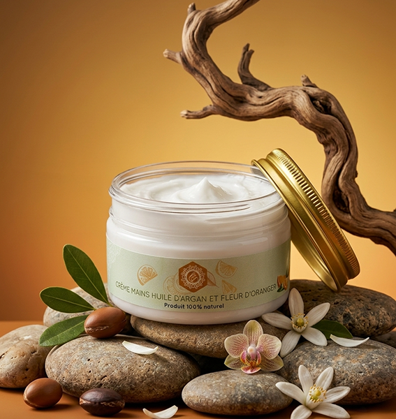 Crème adoucissante pour les mains à la fleur d'oranger